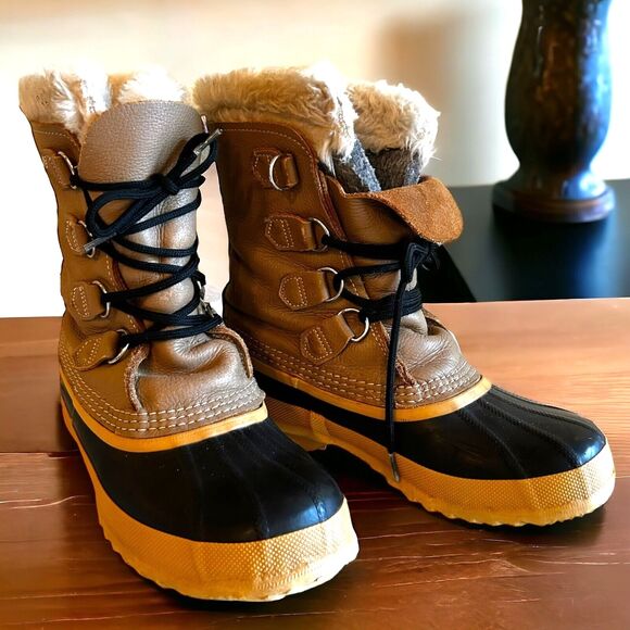 Sorel Shoes - SOREL Women's Manitou Waterproof Boots Removable Wool Liner Vintage Size  7